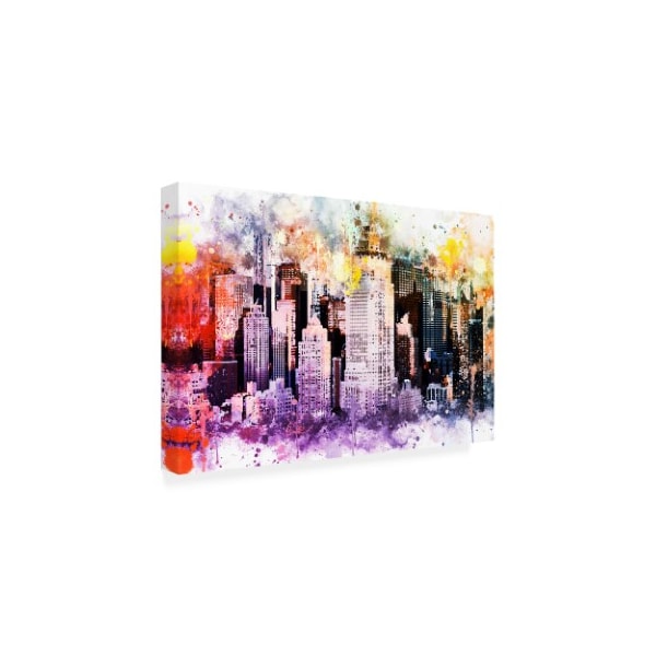 Philippe Hugonnard 'NYC Watercolor Collection - Midtown' Canvas Art,22x32